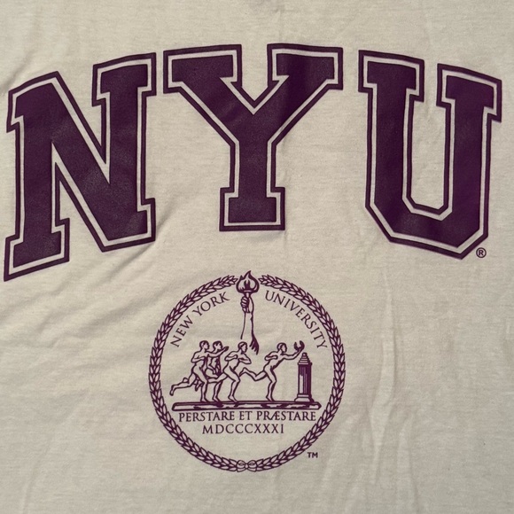 NWT Size Medium NYU Basic Tee Bluenotes - Picture 6 of 8